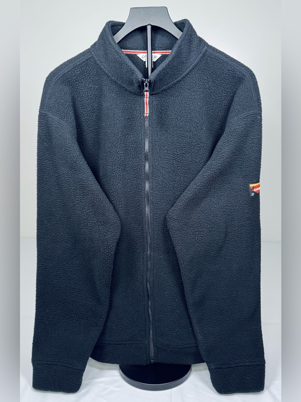 Black large Orvis Full-Zip Fleece Jacket